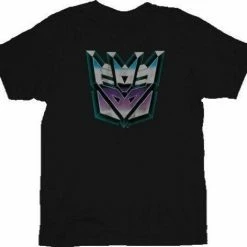 Mighty Fine Shirts / Tops Transformers Evil Decepticon Distressed T-Shirt