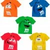 M&M's Candy Silly Character Face Youth T-Shirt Youth Shirts 2 M&M's Candy Silly Character Face Youth T-Shirt Youth Shirts