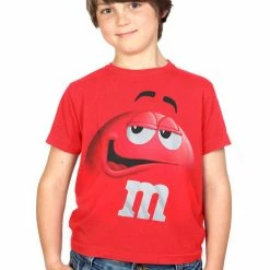 M&M's Candy Silly Character Face Youth T-Shirt Youth Shirts