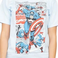 Mighty Fine Marvel Comics Captain America Comic T-Shirt Shirts / Tops