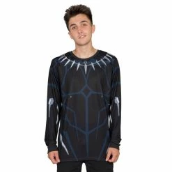 Mad Engine Shirts / Tops Marvel Comics Black Panther Long Sleeve T-shirt