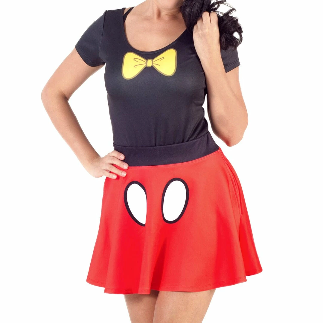 Mighty Fine Minnie Mouse Bodysuit And Skirt Costume Set 3 Mighty Fine Minnie Mouse Bodysuit And Skirt Costume Set