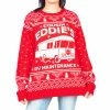 Costume Agent National Lampoon Christmas Vacation Red Eddies Ugly Christmas Sweater