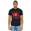 Artbox Men's Shirts New World Order Red Ink Black T-shirt