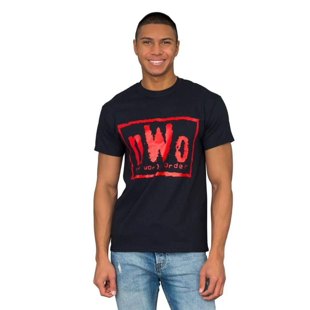 Artbox Men's Shirts New World Order Red Ink Black T-shirt 4 Artbox Men's Shirts New World Order Red Ink Black T-shirt