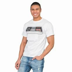 Freeze Nintendo Controller White Adult T-shirt Shirts / Tops