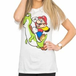 TVStoreOnline Sales 15 Fifth Sun GAMES Nintendo Super Mario Riding Yoshi T-shirt