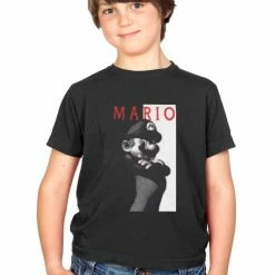 Fifth Sun Youth Shirts Mario Scarface Parody T-shirt