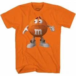 Mad Engine M&M's Candy Character Face Adult T-Shirt Shirts / Tops