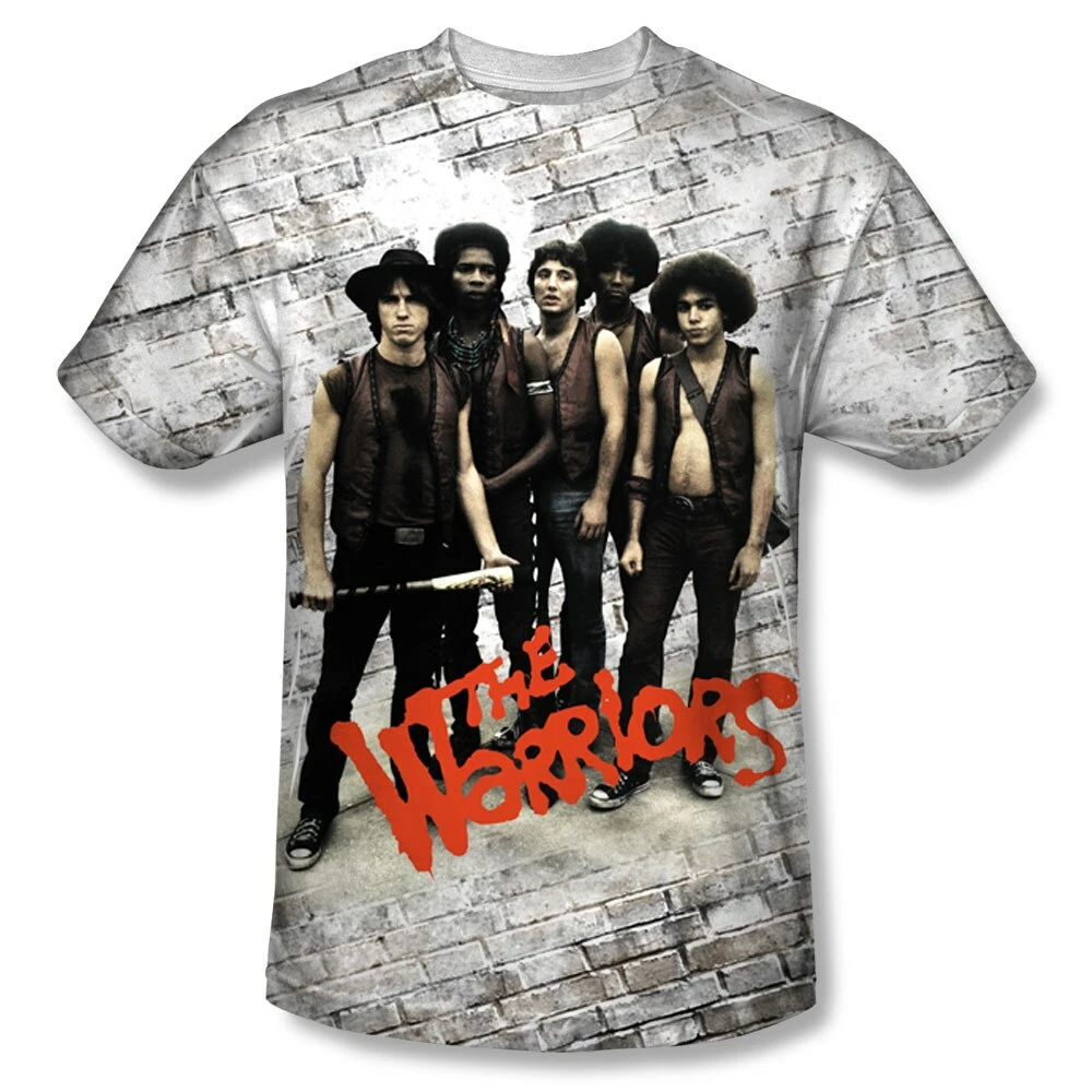 Trevco The Warriors Cast Pose Sublimation T-Shirt 3 Trevco The Warriors Cast Pose Sublimation T-Shirt