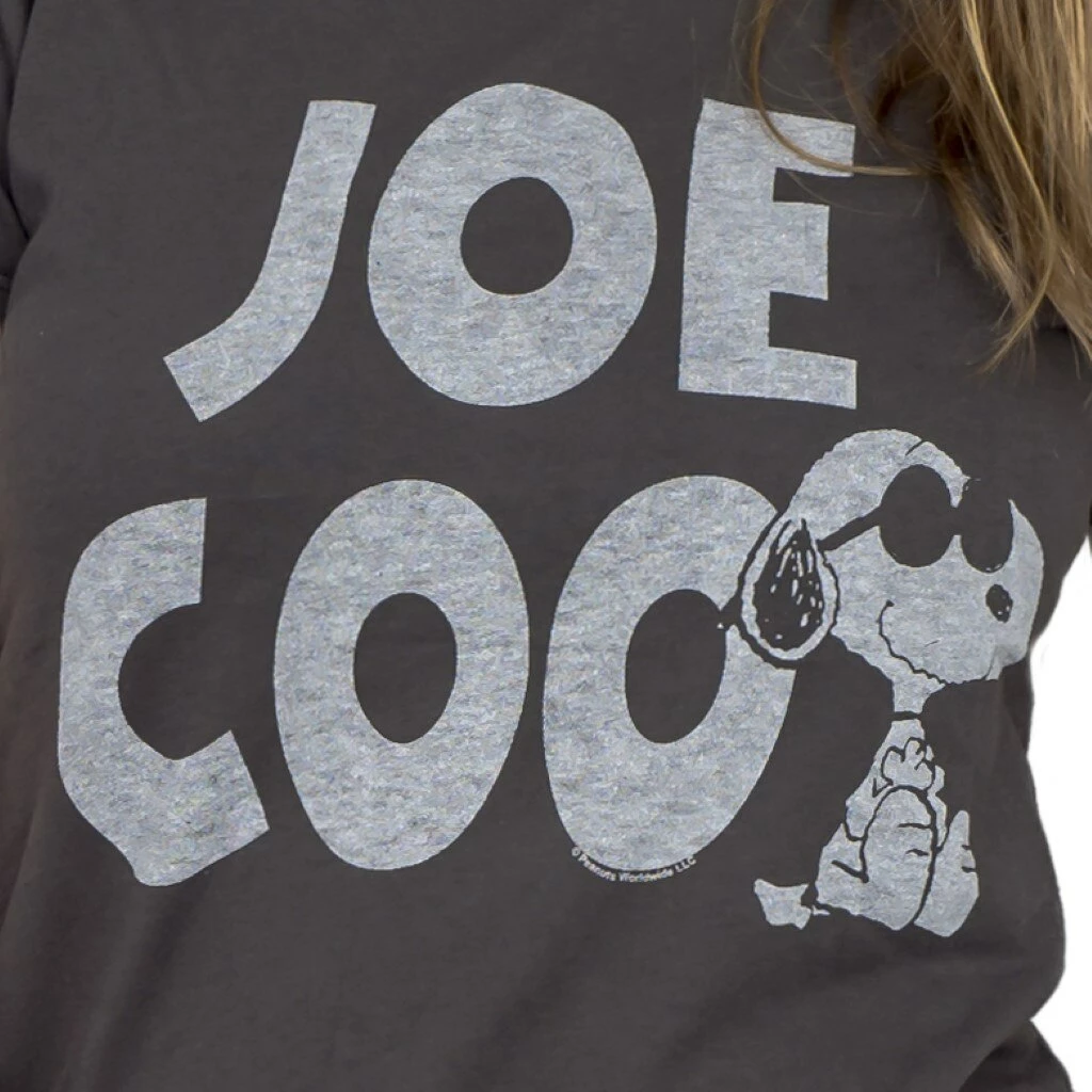 Junk Food Peanuts Joe Cool Snoopy Juniors T-Shirt 4 Junk Food Peanuts Joe Cool Snoopy Juniors T-Shirt
