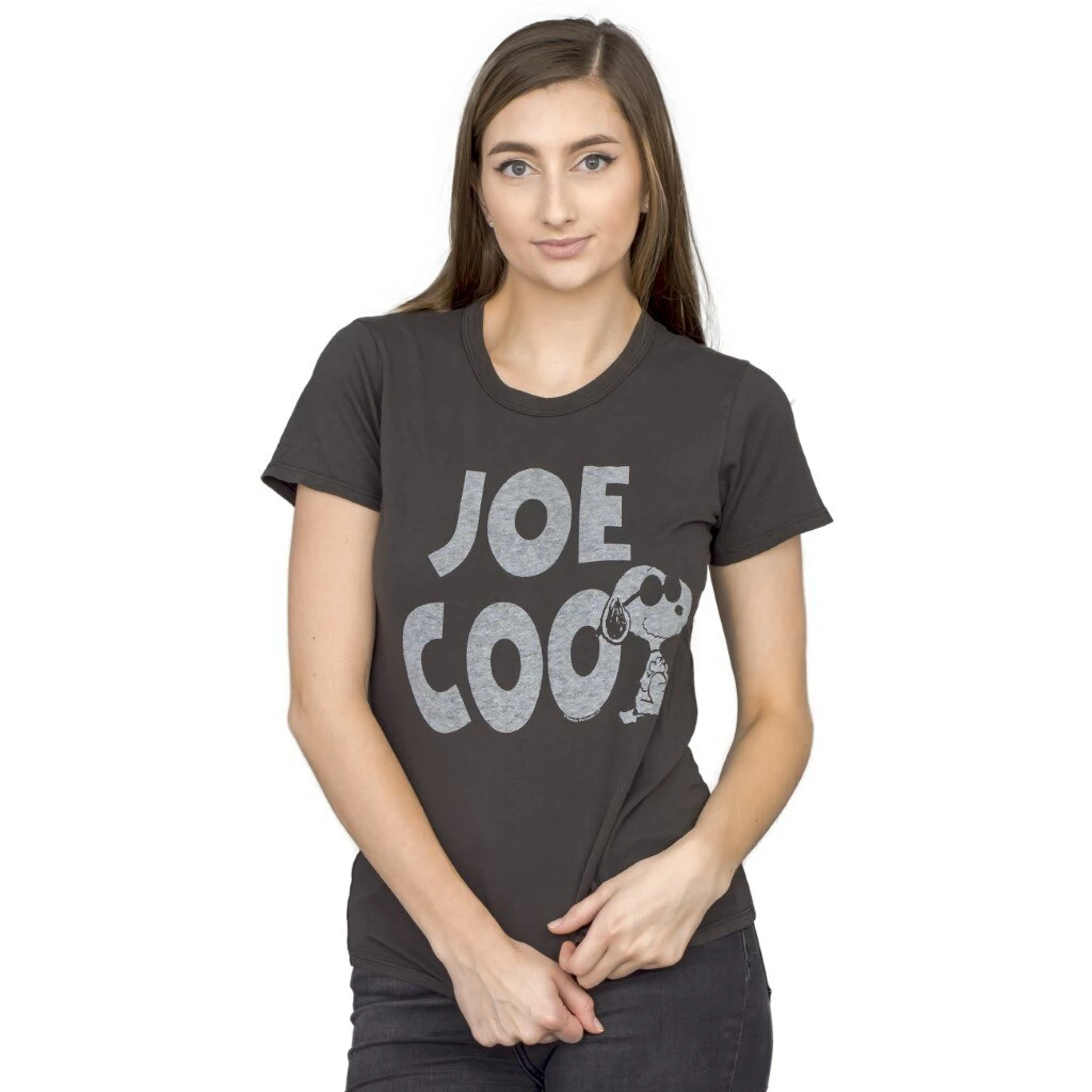 Junk Food Peanuts Joe Cool Snoopy Juniors T-Shirt 5 Junk Food Peanuts Joe Cool Snoopy Juniors T-Shirt
