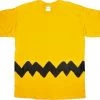 Art Box Peanuts Charlie Brown Costume Adult T-shirt 1 Art Box Peanuts Charlie Brown Costume Adult T-shirt