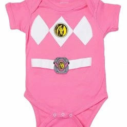 Mighty Fine Power Rangers Baby Ranger Costume Romper Infant Snapsuit