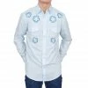 Costume Agent President Pedro Button Down Costume Shirt 2 Costume Agent President Pedro Button Down Costume Shirt