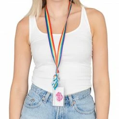 Ripple Junction Rainbow Dash Badge And Charm Rainbow Lanyard Animation