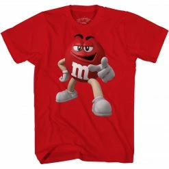 Mad Engine M&M's Candy Character Face Adult T-Shirt Shirts / Tops