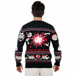 Ripple Junction Rick And Morty Exploding Santa Ugly Christmas Sweater Sweaters & Sweatshirts
