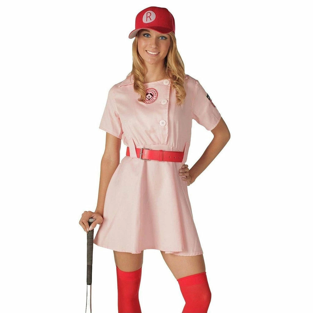 Costume Agent Rockford Peaches AAGPBL Baseball Costume Dress 3 Costume Agent Rockford Peaches AAGPBL Baseball Costume Dress