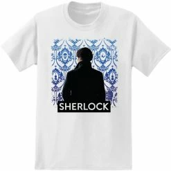 Isaac Morris Shirts / Tops Sherlock Holmes Wallpaper Background T-Shirt