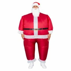 Costume Agent Santa Claus Inflatable Chub Suit® Costume With Beard And Hat