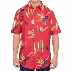 Costume Agent MOVIES Scarface Tony Montana Hawaiian Adult Costume Button Up Shirt