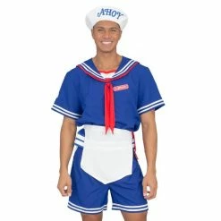 Vendor-unknown COSTUMES Scoops Ahoy Sailor Halloween Costume Cosplay Set