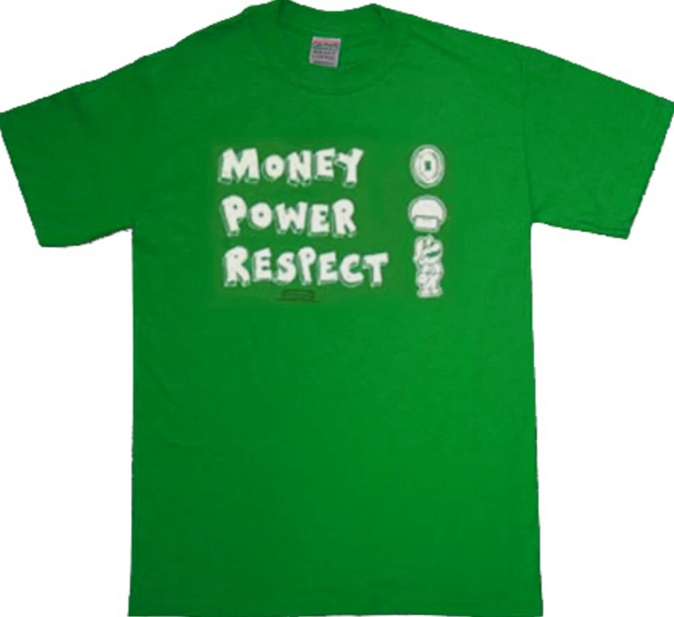 Fifth Sun Nintendo Money Power Respect T-Shirt GAMES 3 Fifth Sun Nintendo Money Power Respect T-Shirt GAMES