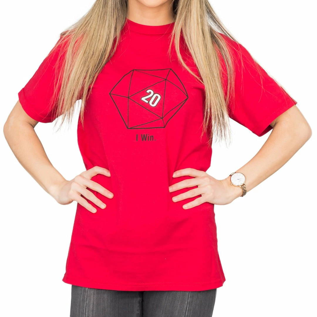 Art Box Shirts / Tops Sheldon Cooper 20 Sided Dice D20 Adult Red T-shirt 6 Art Box Shirts / Tops Sheldon Cooper 20 Sided Dice D20 Adult Red T-shirt