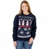 Costume Agent Merry Christmas Snowmen & Snowflakes 8-Bit Sweatshirt Sweaters & Sweatshirts 2 Costume Agent Merry Christmas Snowmen & Snowflakes 8-Bit Sweatshirt Sweaters & Sweatshirts
