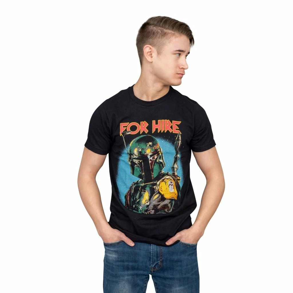 Junk Food Shirts / Tops Star Wars Boba Fett For Hire T-Shirt 6 Junk Food Shirts / Tops Star Wars Boba Fett For Hire T-Shirt