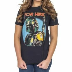 Junk Food Shirts / Tops Star Wars Boba Fett For Hire T-Shirt 8 Junk Food Shirts / Tops Star Wars Boba Fett For Hire T-Shirt