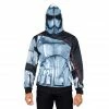 Mad Engine Sweaters & Sweatshirts Star Wars Captain Phasma Poly Zip Up Costume Hoodie