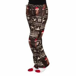 Mad Engine Pajamas / Underwear Star Wars Chewbacca Christmas Brown Lounge Pants