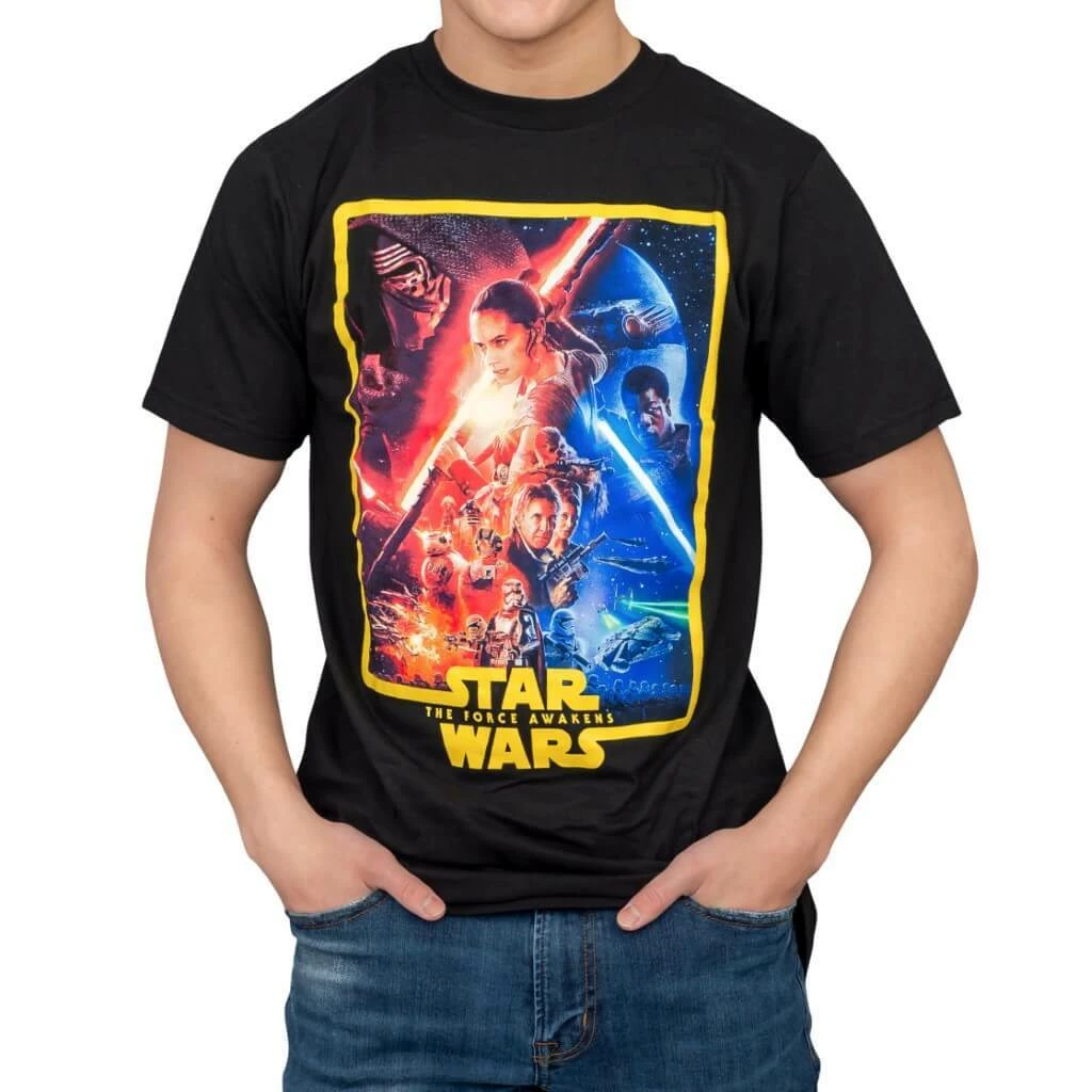 Fifth Sun Shirts / Tops Star Wars The Force Awakens Poster T-shirt 3 Fifth Sun Shirts / Tops Star Wars The Force Awakens Poster T-shirt