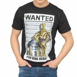 Mighty Fine Star Wars Wanted For Being Rebels T-Shirt Tee