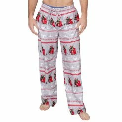 Mad Engine Star Wars Yoda Logo Christmas Grey Lounge Pants Pajamas / Underwear
