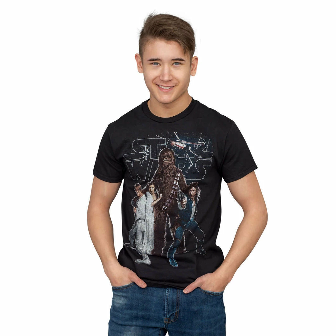 Hybrid Apparel Star Wars Chewie And The Gang T-shirt Shirts / Tops 5 Hybrid Apparel Star Wars Chewie And The Gang T-shirt Shirts / Tops