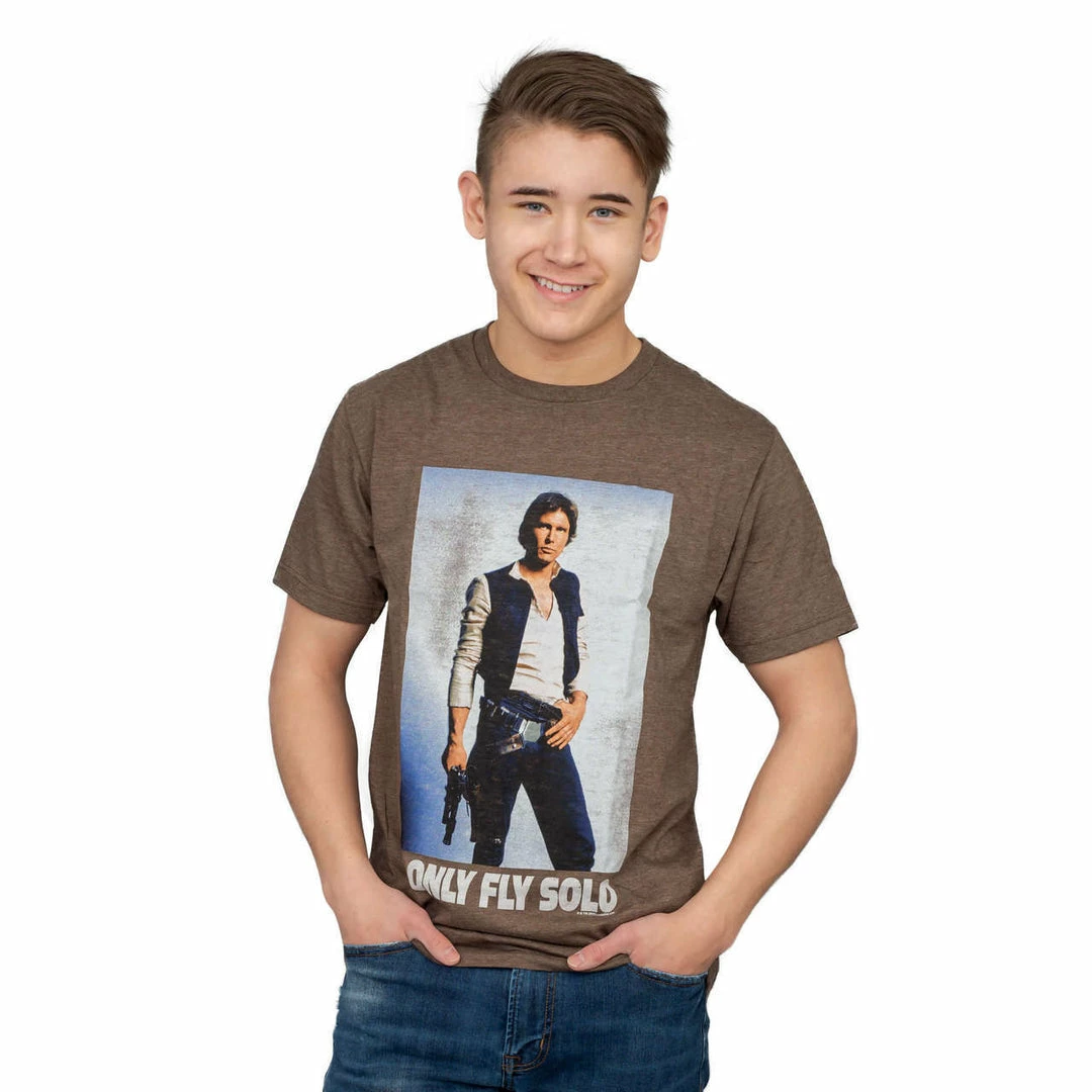 Junk Food Shirts / Tops Star Wars Han Solo I Only Fly Solo T-Shirt