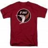 Vendor-unknown Stargate SG-1 F-302 Logo Cardinal T-shirt