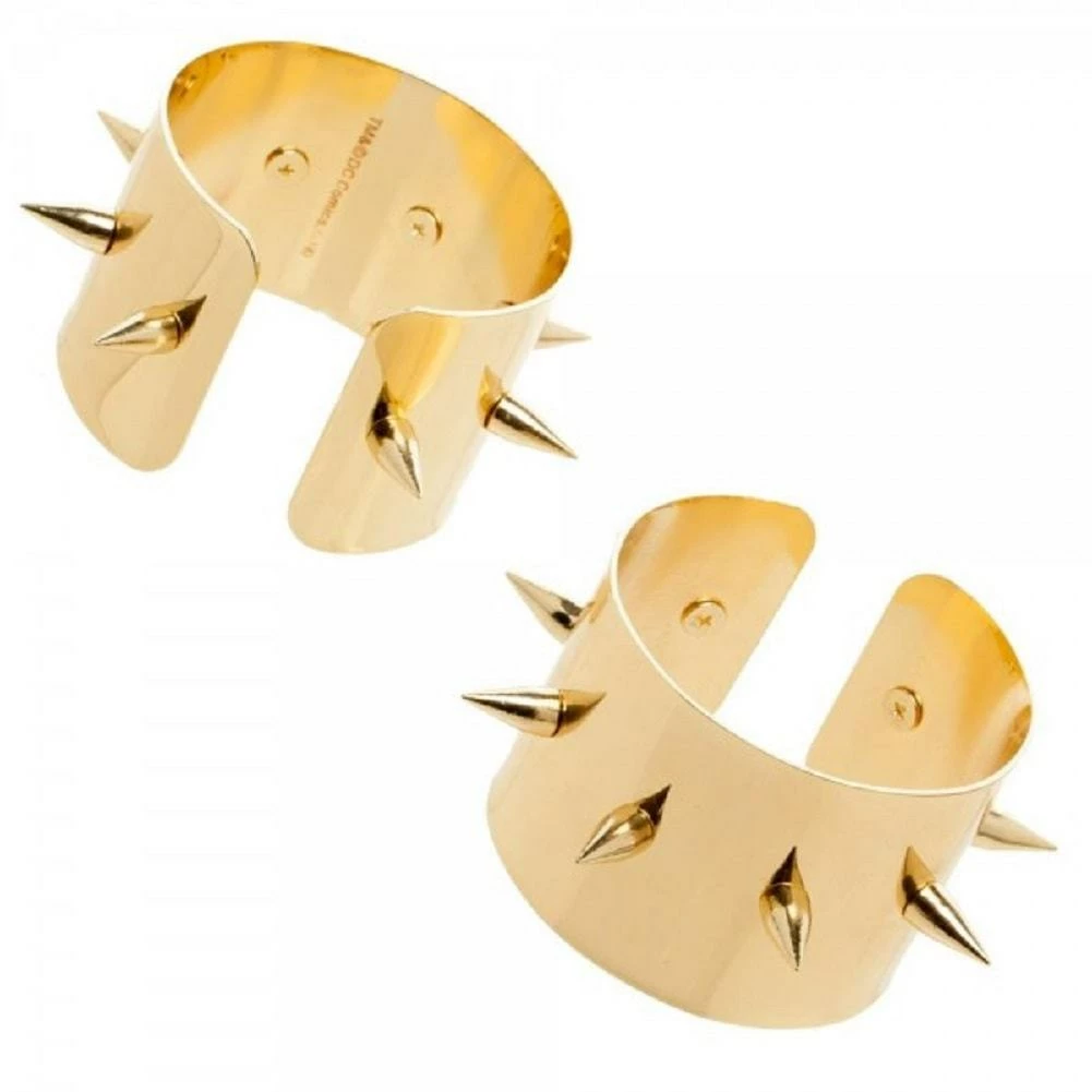 Bioworld MOVIES Harley Quinn Cosplay Spiked Cuffs 3 Bioworld MOVIES Harley Quinn Cosplay Spiked Cuffs