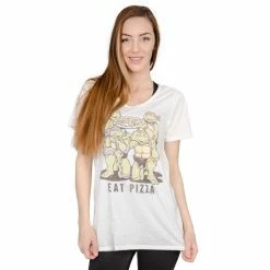 Junk Food TMNT Eat Pizza Juniors T-Shirt Shirts / Tops