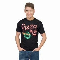 Mighty Fine TMNT Pizza Neon T-Shirt Tee Shirts / Tops