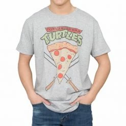 Junk Food Shirts / Tops TMNT Pizza Slice Adult T-Shirt
