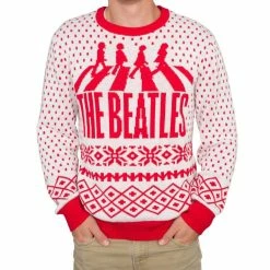 Hybrid Apparel Sweaters & Sweatshirts The Beatles Abbey Road Christmas Sweater