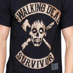 Changes The Walking Dead Survivor Skull T-Shirt Men's Shirts
