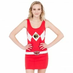 Mighty Fine The Power Rangers Sexy Tunic Tank Dresses Dresses / Leggings 11 Mighty Fine The Power Rangers Sexy Tunic Tank Dresses Dresses / Leggings