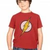 Mad Engine The Flash Lightning Bolt Logo Youth T-shirt