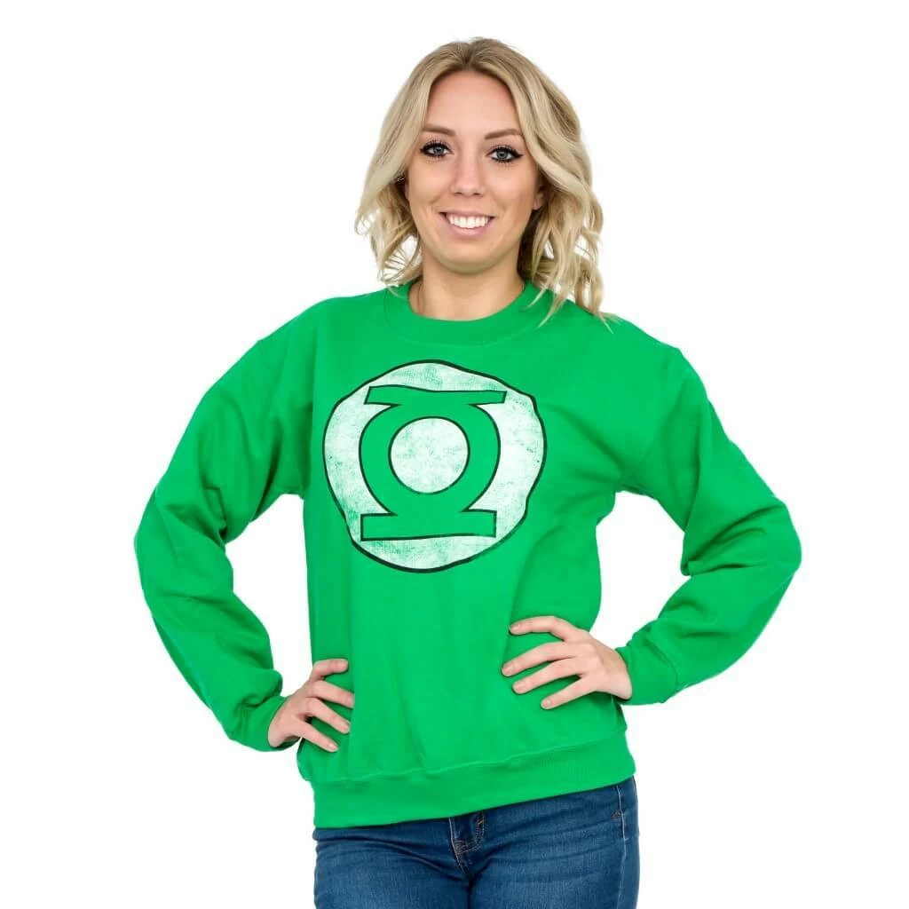 Bioworld The Green Lantern Logo Crew Sweatshirt Sweaters & Sweatshirts 4 Bioworld The Green Lantern Logo Crew Sweatshirt Sweaters & Sweatshirts