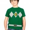 Mighty Fine Power Rangers Costume Youth T-shirt Shirts / Tops
